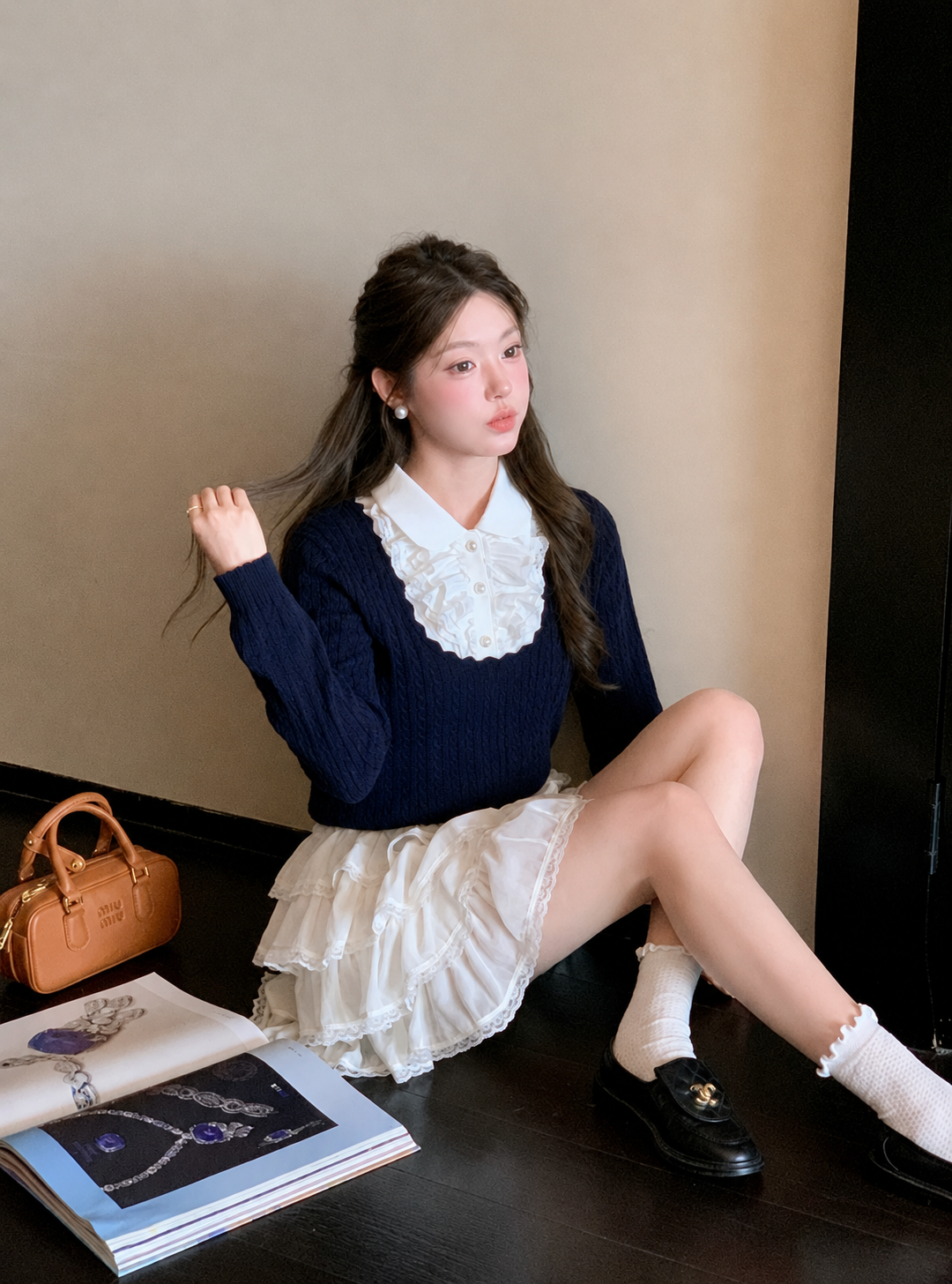 リュクス・ドール・ブラウス風ニット