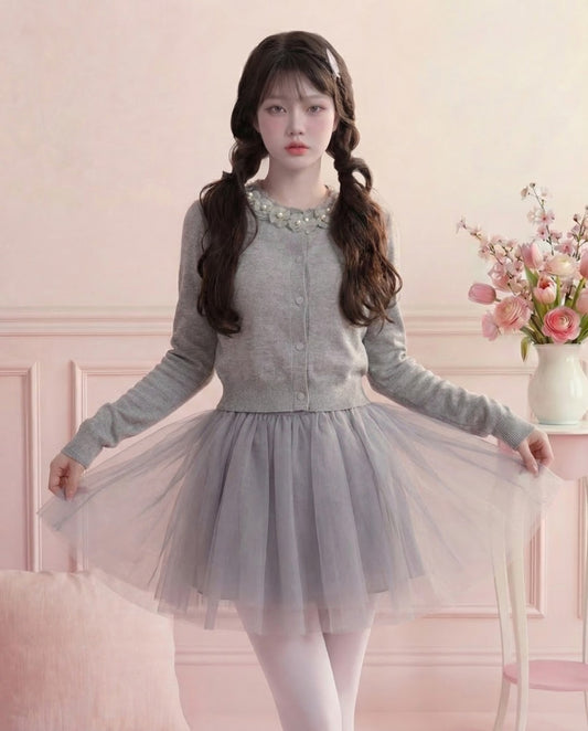 【バレエコアシリーズ】ドーリーチュールミニスカート