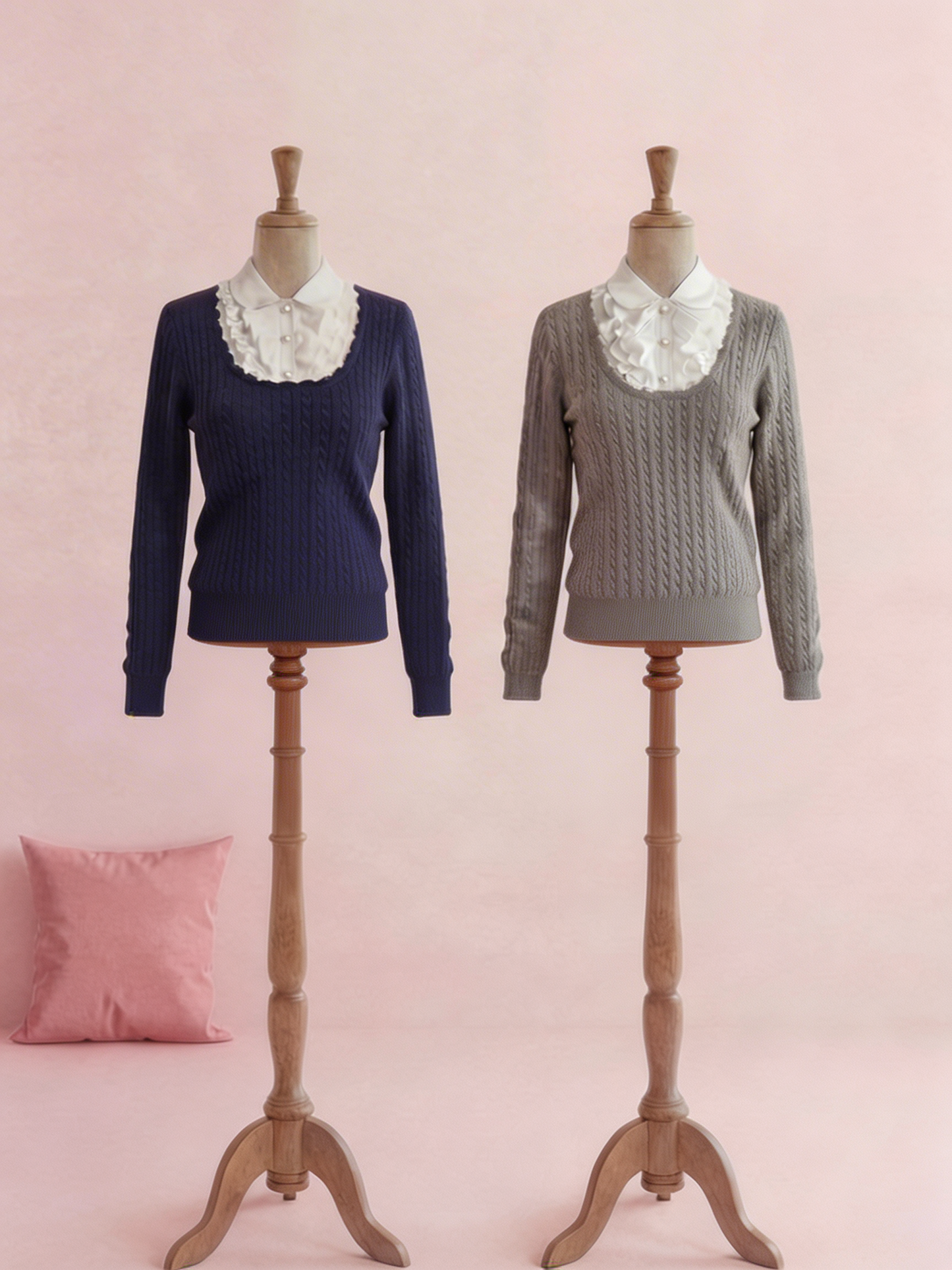 リュクス・ドール・ブラウス風ニット