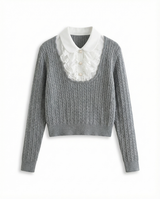 リュクス・ドール・ブラウス風ニット