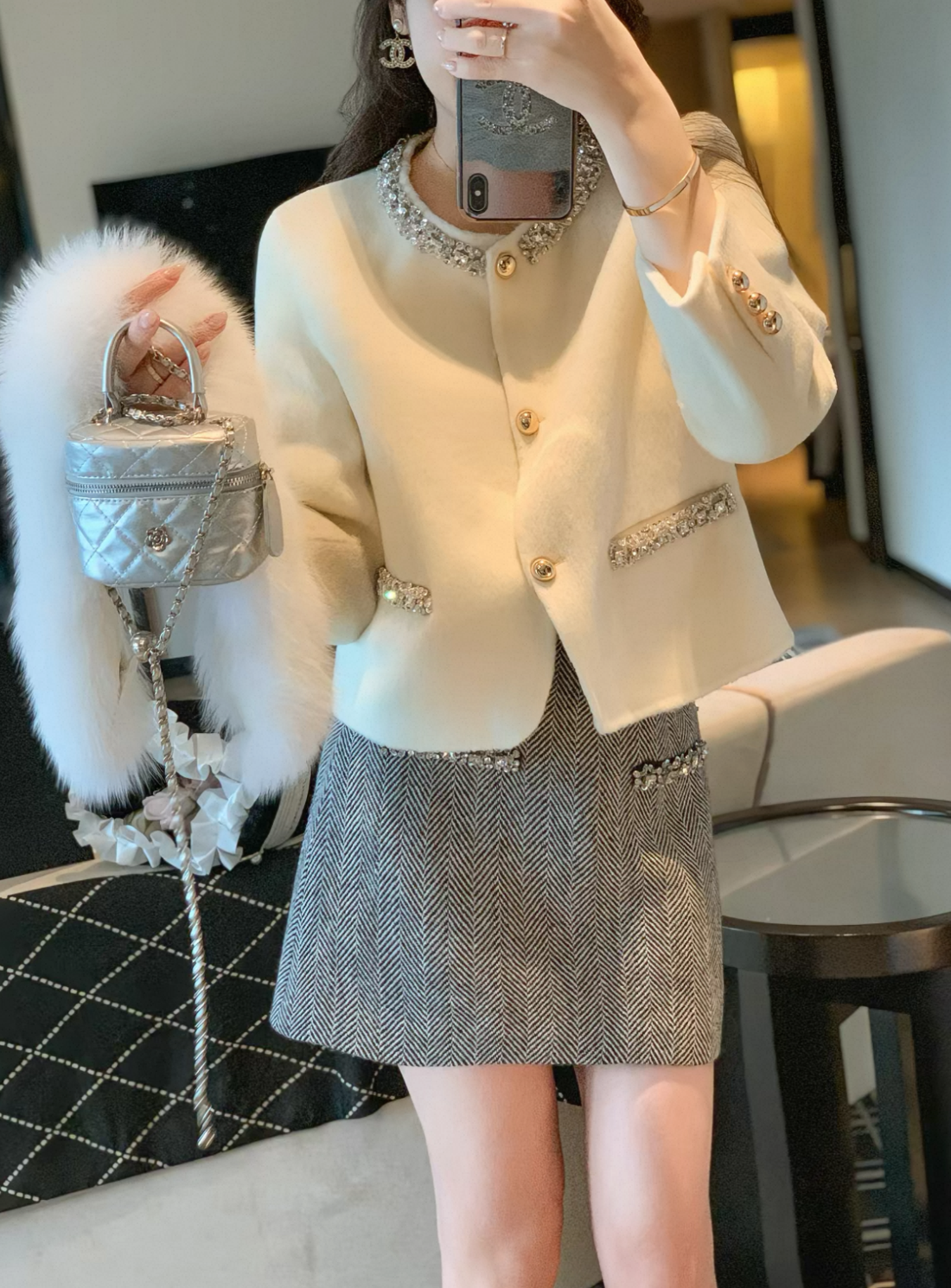 リュクスビジュー・ウールジャケット