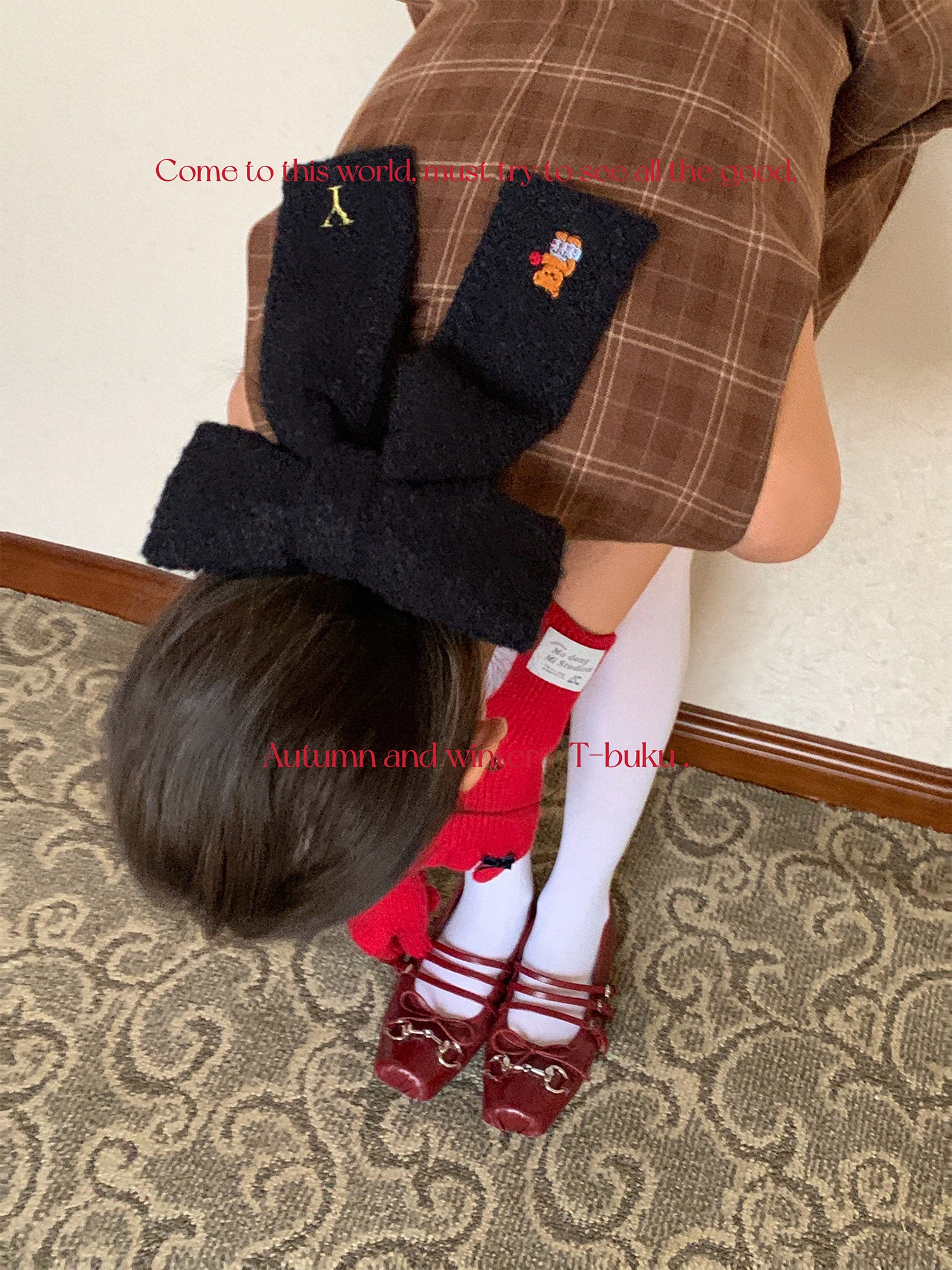ブークレエンブロイダリー ビッグリボンヘアクリップ