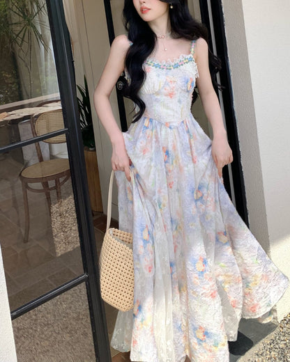 サンセットフローラ・キャミソールロングドレス