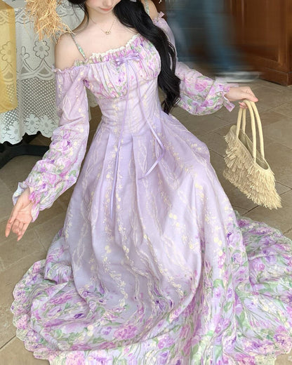 紫藤ロマンティック・フラワードレス