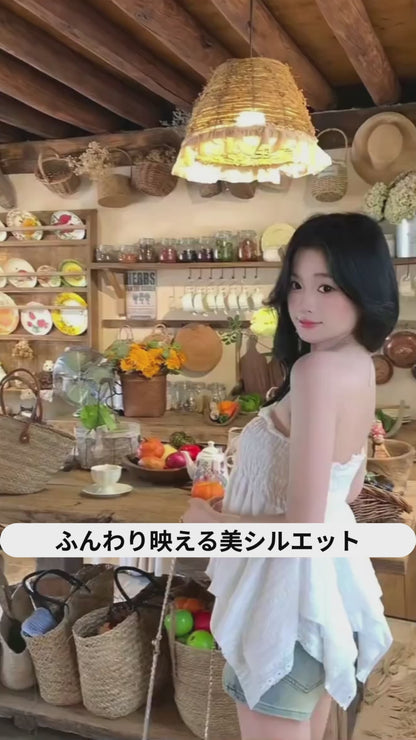 フレンチ・ティアードリボンビスチェ